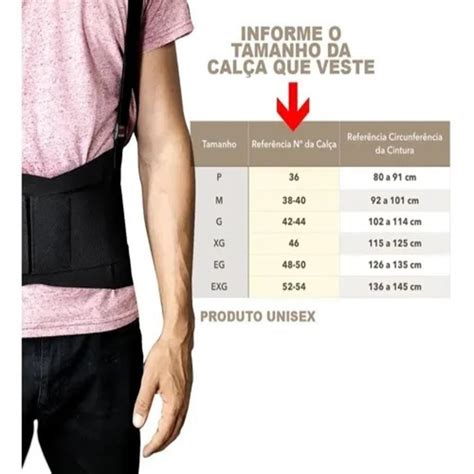 Cinta Ergonomica Reforcada Prote O Da Coluna Abdominal Colete Postural