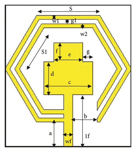 Final Proposed Low Sar Penta Band Microstrip Patch Antenna With Its