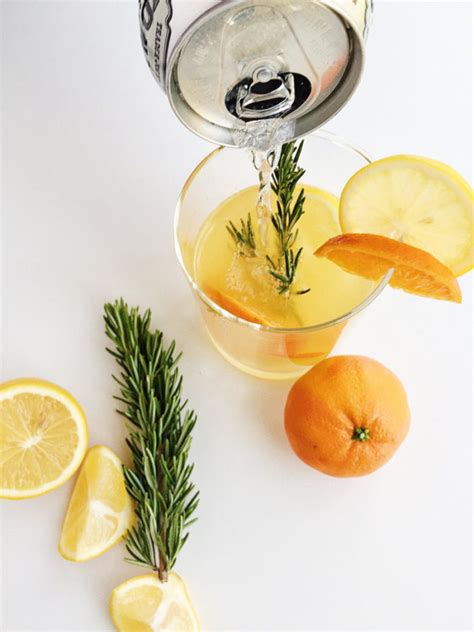 Rosemary Citrus Gin And Tonic Parsnips And Pastries