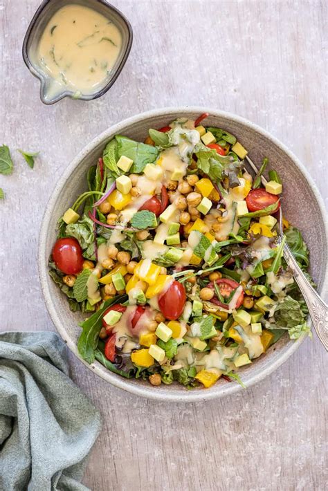 Salade Met Geroosterde Kikkererwten Uit De Airfryer Miljuschka