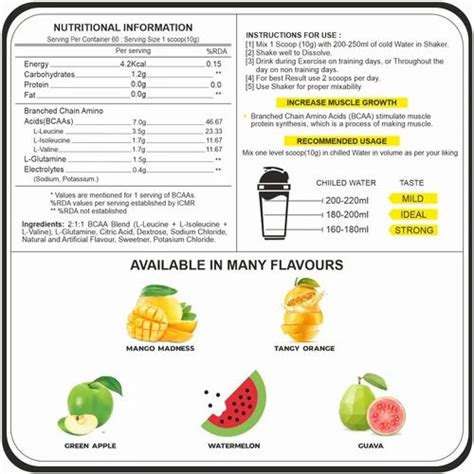 Powerlift Bcaa Pro Gm Lychee With Electrolytes Glutamine Muscle