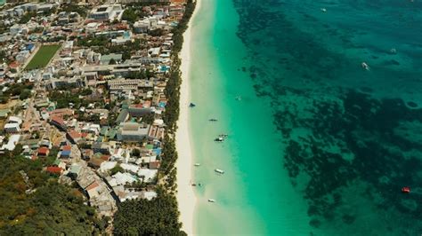 Premium Photo Tropical Island With Sandy Beach Boracay Philippines