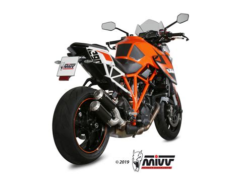 KTM 1290 SUPERDUKE Exhaust Mivv MK3 Black Stainless Steel KT 022 LM3B