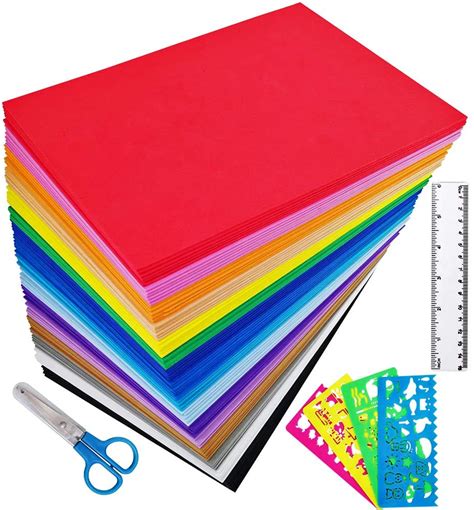 windiy-16-assorted-colors-eva-craft-foam-sheets-96-count-craft-foam-sheet