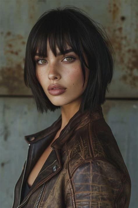 49 trendy blunt bob with bangs to inspire your next chop – Artofit