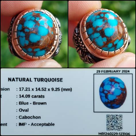 Jual Batu Pirus Persia Asli Natural Turquoise Persian Blue Urat