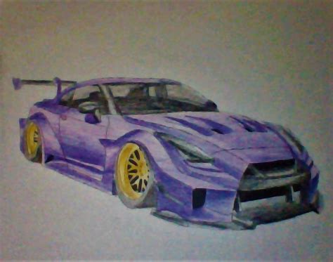 Rate my Dream car Sketch [Nissan GT-R R35 LB Silhouette Works Body kit ...