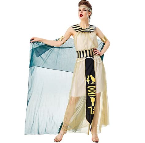 Deluxe Cleopatra Costume Sexy Women Ancient Egyptian Pharaoh Clothing