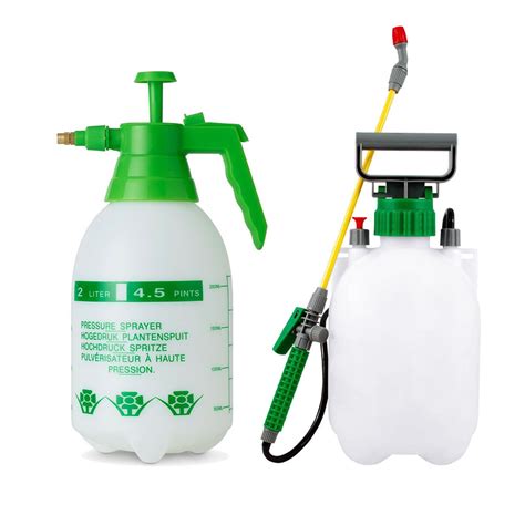 L L L Garden Pressure Spray Bottle Portable Hand Pump Sprayer Weed