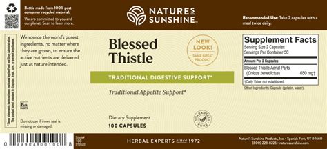 Healthy Warehouse | Buy Nature's Sunshine- Blessed Thistle