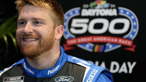 NASCAR driver Chris Buescher skips Daytona 500 practice to be home for ...