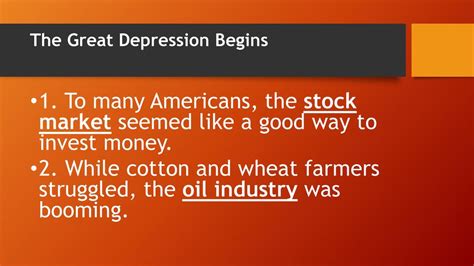 Ch 23 The Great Depression Lessons Ppt Download