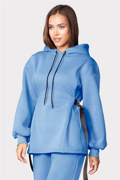 Костюм (Брюки+Худи) EZANNA (Голубой) W1Ks787F4 #927687