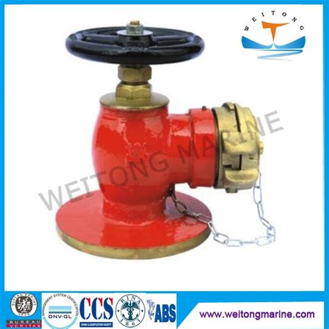 90° Marine Chinese Nakajima Type Flanged Fire Hydrant For Ship Fire Fighting Fire Hydrant And