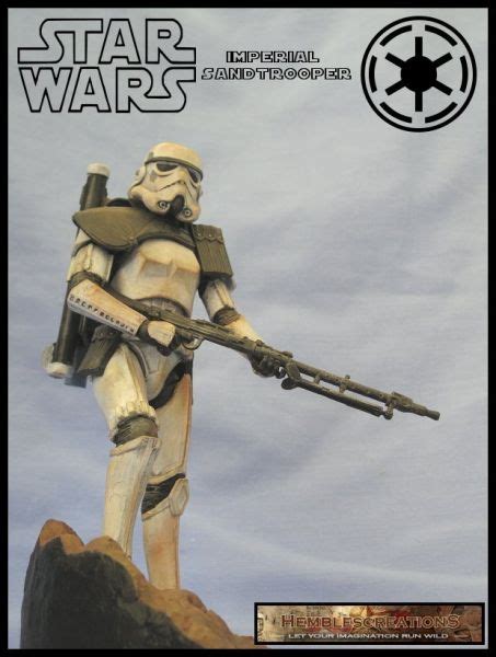 Imperial Sandtrooper Star Wars Custom Diorama Playset