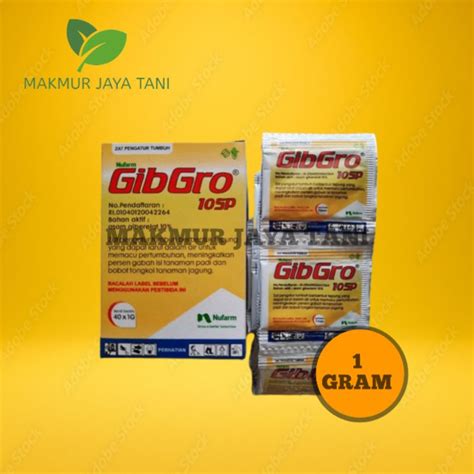 Jual GIBGRO 10 SP 1 GRAM PER SACHET ZPT PENYUBUR PADI GABAH JAGUNG