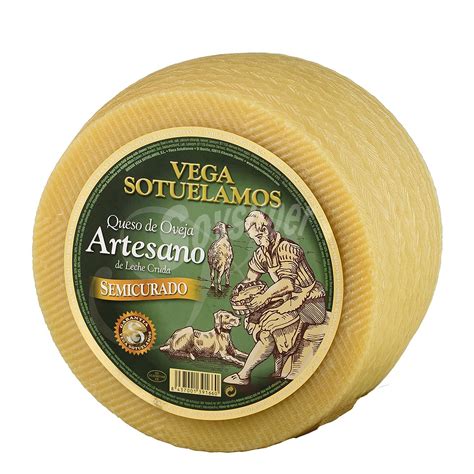 Vegasotuelamos Queso De Oveja Artesano Semicurado 300 G Aprox