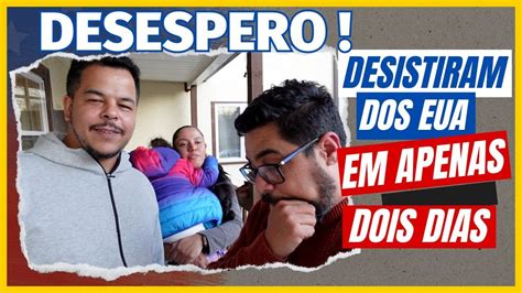 Rec M Chegados Nos Eua Desiste Em Apena Dias Youtube