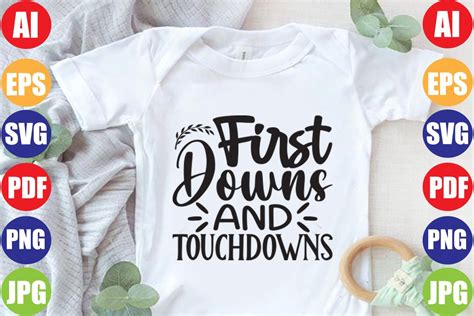 First Downs And Touchdowns Graphic By Svgstore Creative Fabrica