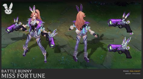 Battle Bunny Miss Fortune Concept Steve Zheng On Artstation At Https