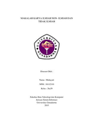 Makalah Karya Tulis Ilmiah Pdf MAKALAH Strategi Dan Teknik Menyusun