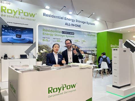 News Roypow Showcases All In One Residential Energy Storage System At