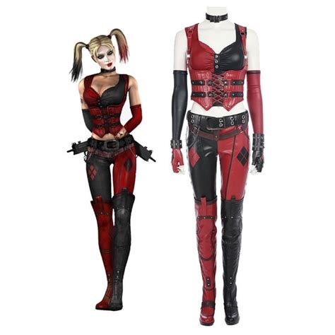 Batman: Arkham City Harley Quinn Cosplay Costume In Stock Takerlama : r ...