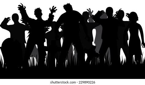 Zombie Silhouette Images, Stock Photos & Vectors | Shutterstock