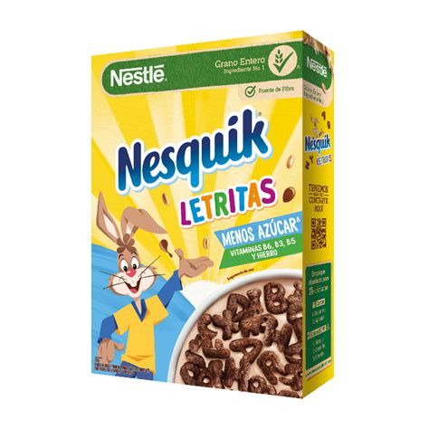 Cereal Nesquik Letritas Cereales Nestl