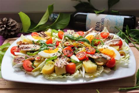 Receta De Ensalada Nizarda Con Boquerones Disanfrio