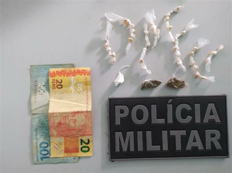 Polícia Militar apreende adolescente e prende homem suspeitos de