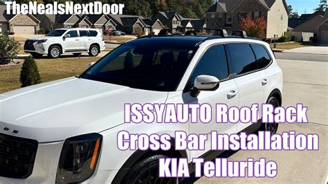 Issyauto Roof Rack Cross Bar Installation Kia Telluride Youtube