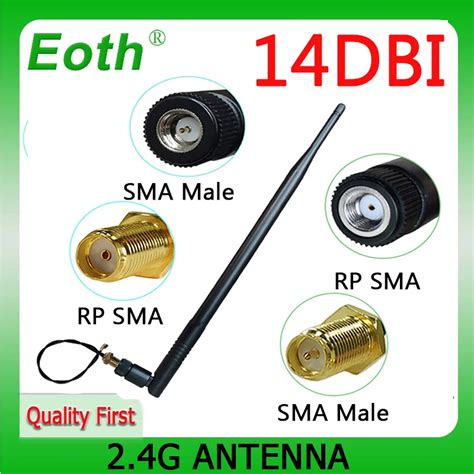 EOTH 2 4G Antenna Wifi 14dBi SMA FeMale Connector PBX 2 4ghz Antenna Wi