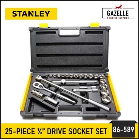 Stanley Pieces Drive Metric Socket Wrench Set Model No