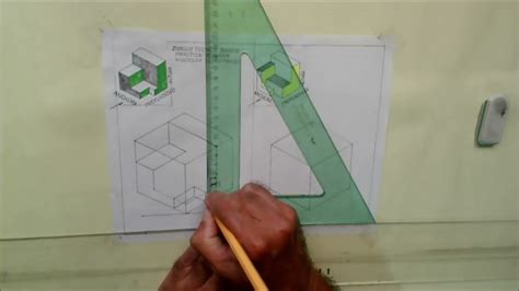 Dibujo T Cnico B Sico Isometricos Practica Para Dibujar Modelos