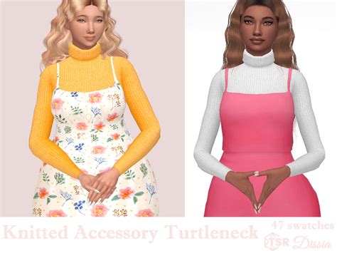 The Sims Resource Knitted Accessory Turtleneck