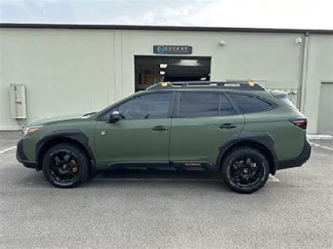 Subaru Wilderness Matte Olive Green Wrap YouTube