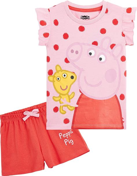 Peppa Pig Girls Pyjamas 100 Soft Cotton Girls Clothes 2 Piece Girls