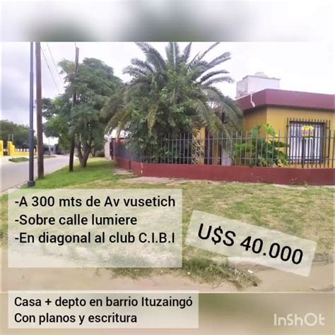 CASA DPTO EN BARRIO ITUZAINGÓ CORDOBA A 300 MTS DE AV VUSETICH