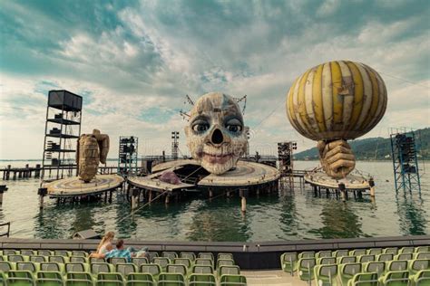 Floating Stage Of The Bregenz Festival In Bregenz On Lake Constance