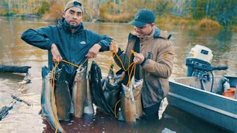 Pescando Salmones Con Pesca Cocina Y Mas Dia 1 YouTube