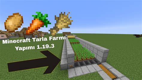 Minecraft TARLA FARMI YAPIMI 1 19 3 YouTube