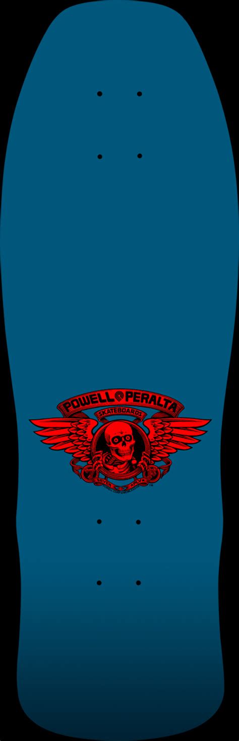 Powell Peralta Welinder Nordic Skull Skateboard Deck Blue 9 625 X 29