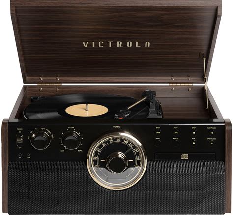 Victrola Empire Bluetooth 6 In 1 Record Player Goldbrownblack Vta