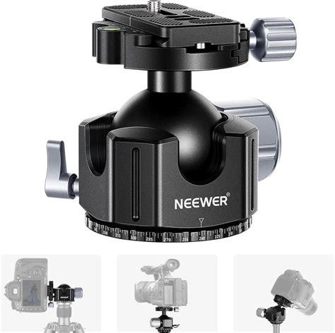 Amazon Neewer Low Profile Dslr Camera Tripod Ball Head Mm All