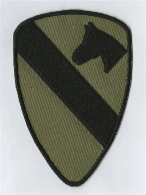 St Cavalry Division Patch Subdued Twill Reproduction Vietnam