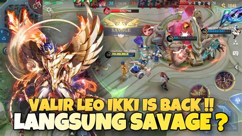 Top Global Valir Leo Ikki Is Back Build Rrq Lemon Langsung Savage