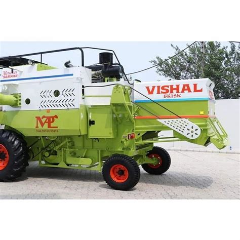 Mild Steel Vishal Brisk Paddy Combine Harvester Acres Hr At