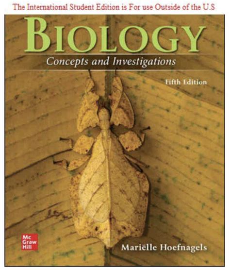 ISE Biology Concepts and Investigations HOEFNAGELS Amazon de Bücher