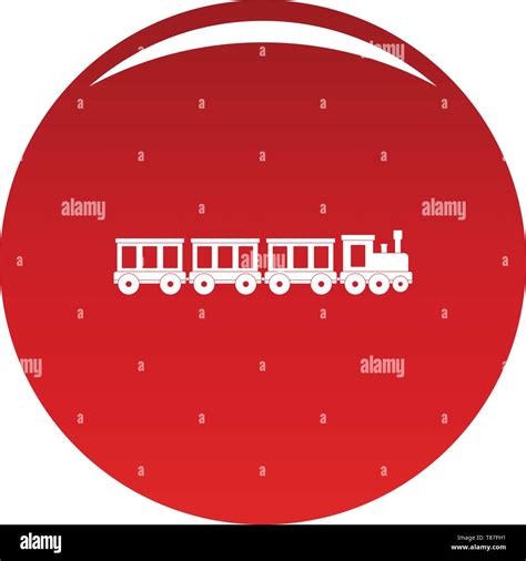 Passenger Train Icon Simple Illustration Of Passenger Train Vector